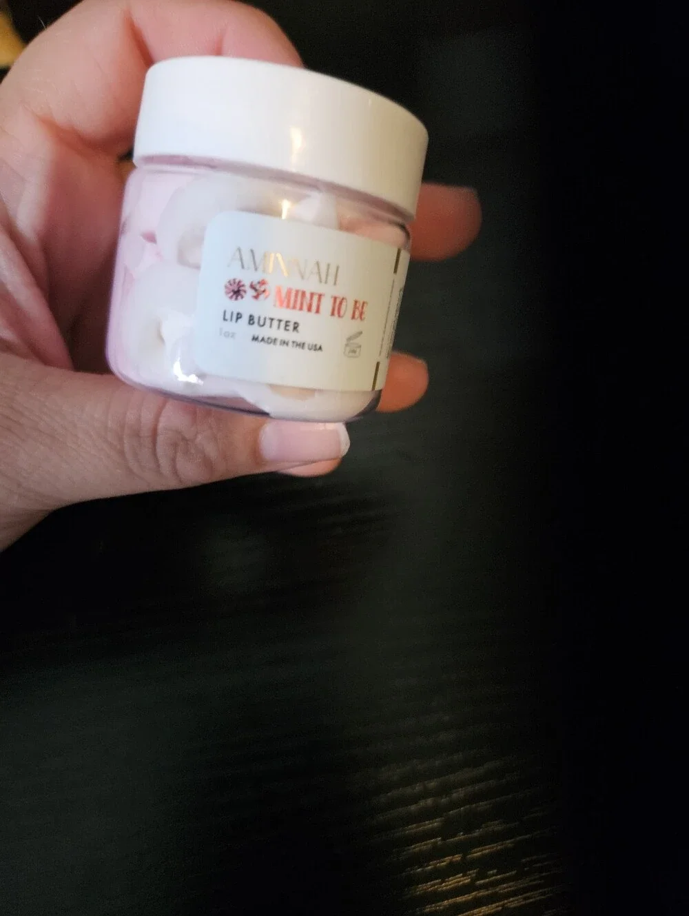 AMINNAH Mint To Be Pink Lip Butter - Hydrating Pink Lip Care